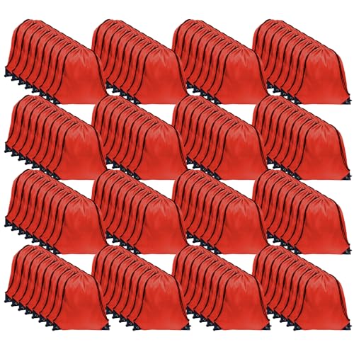GoodtoU 40 Pack Drawstring Backpacks Waterproof Nylon Cinch Bags for School Gym N792