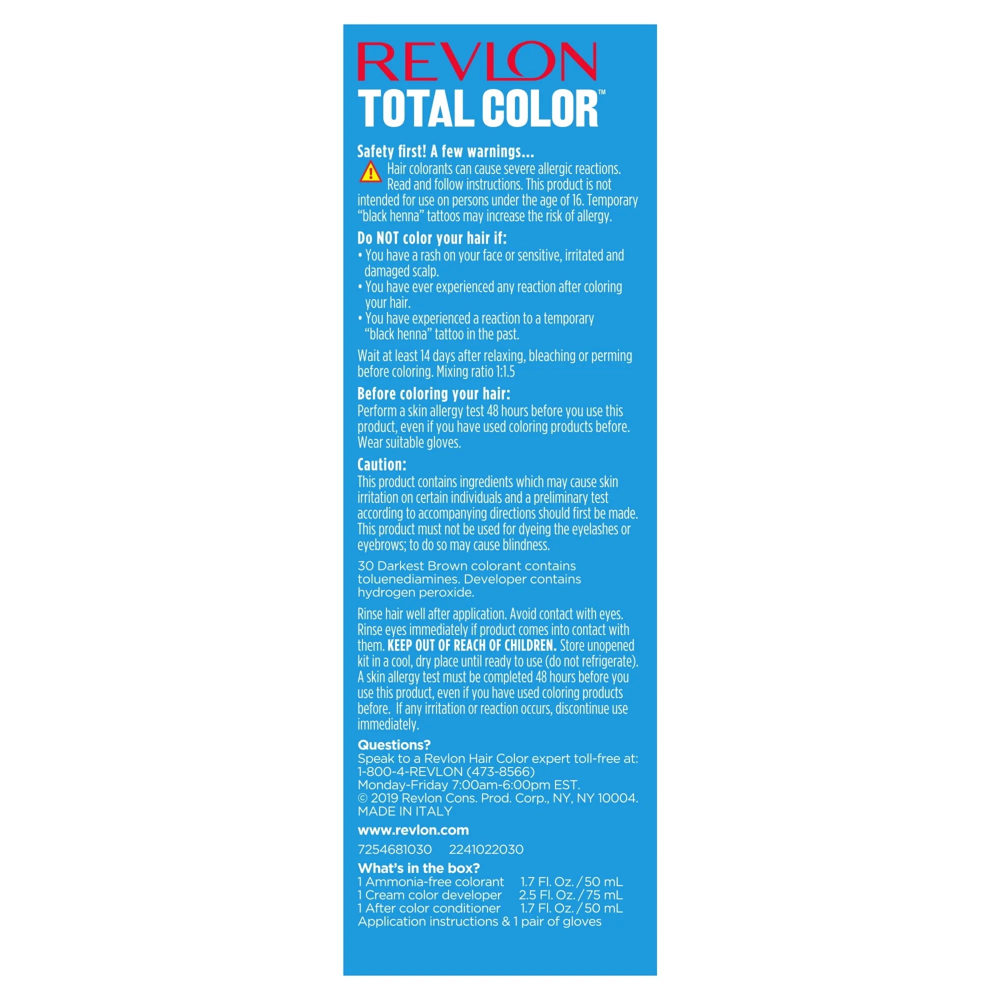 Revlon Total Color Permanent Hair Color, 535 Medium Golden Mahogany X49899