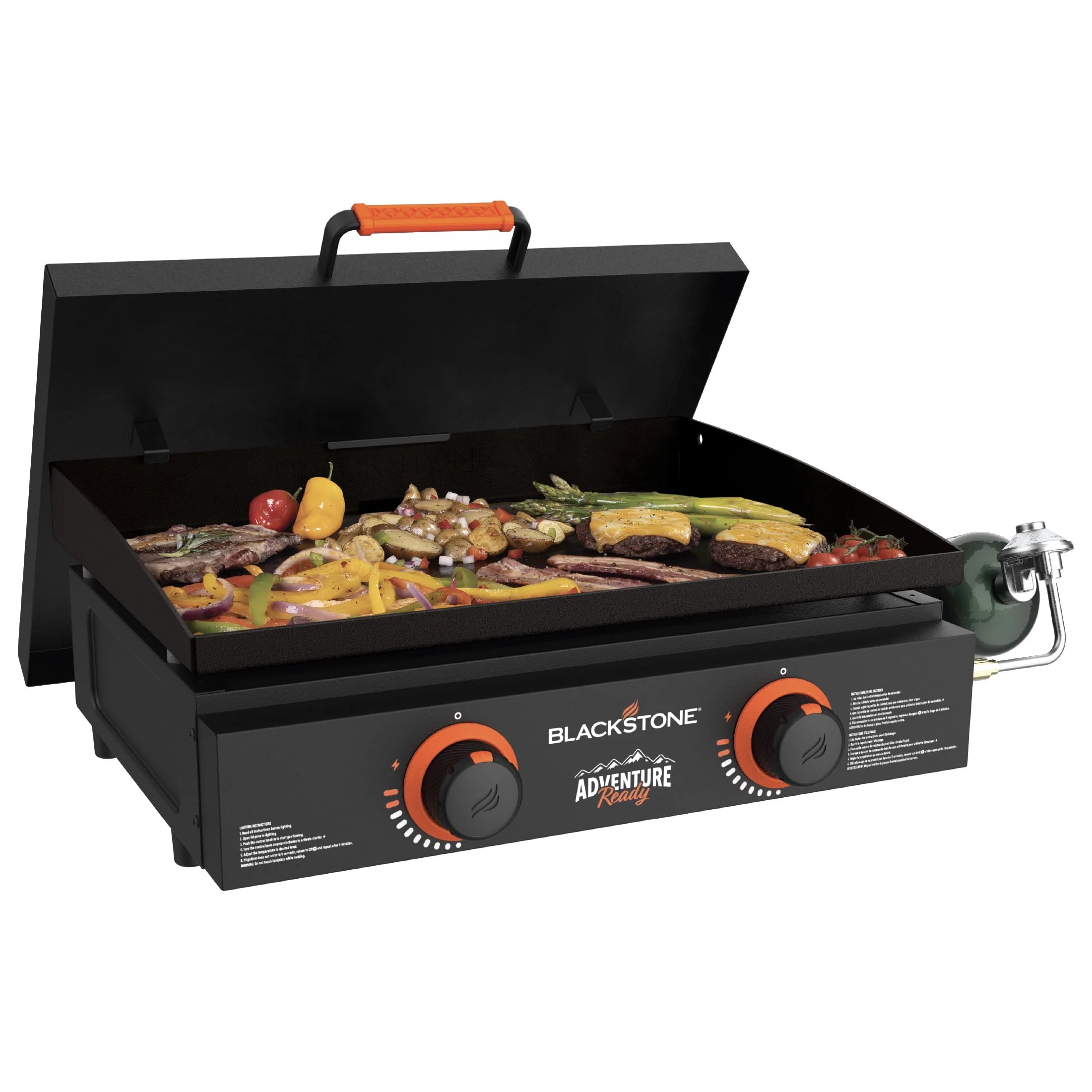 Blackstone Adventure Ready 2-Burner 22 Propane Griddle with Hard Cover U184511