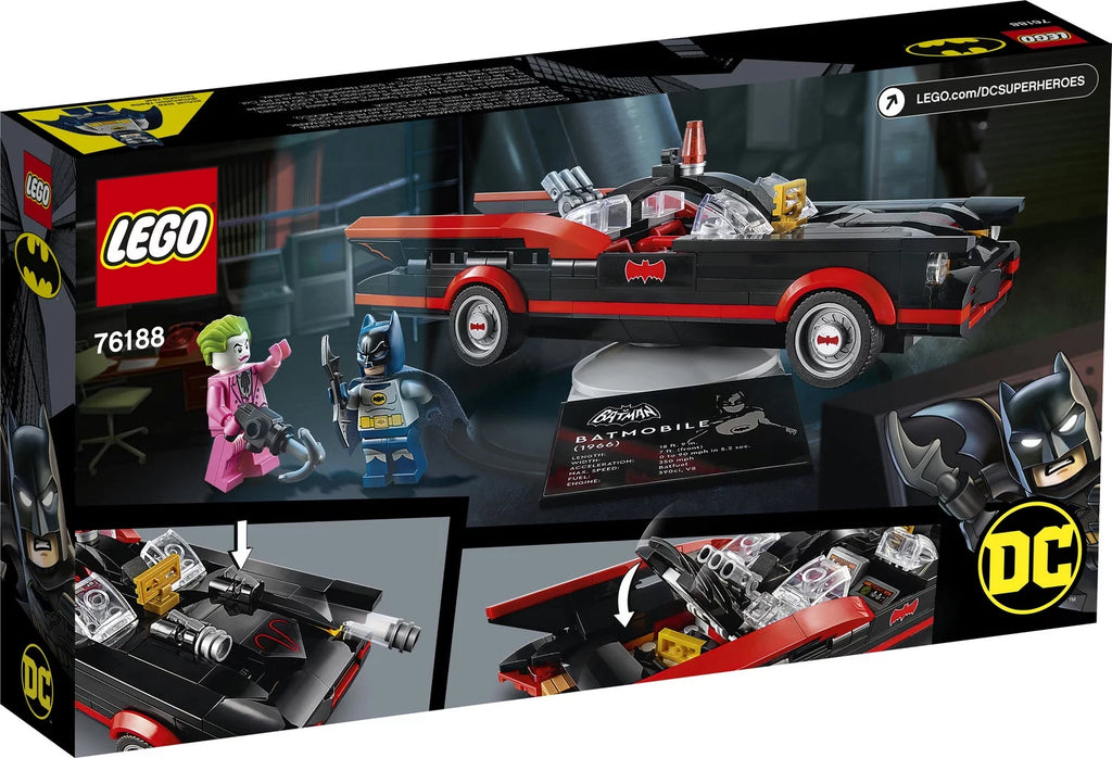 LEGO DC Batman Classic TV Series Batmobile 76188 Building Toy P458