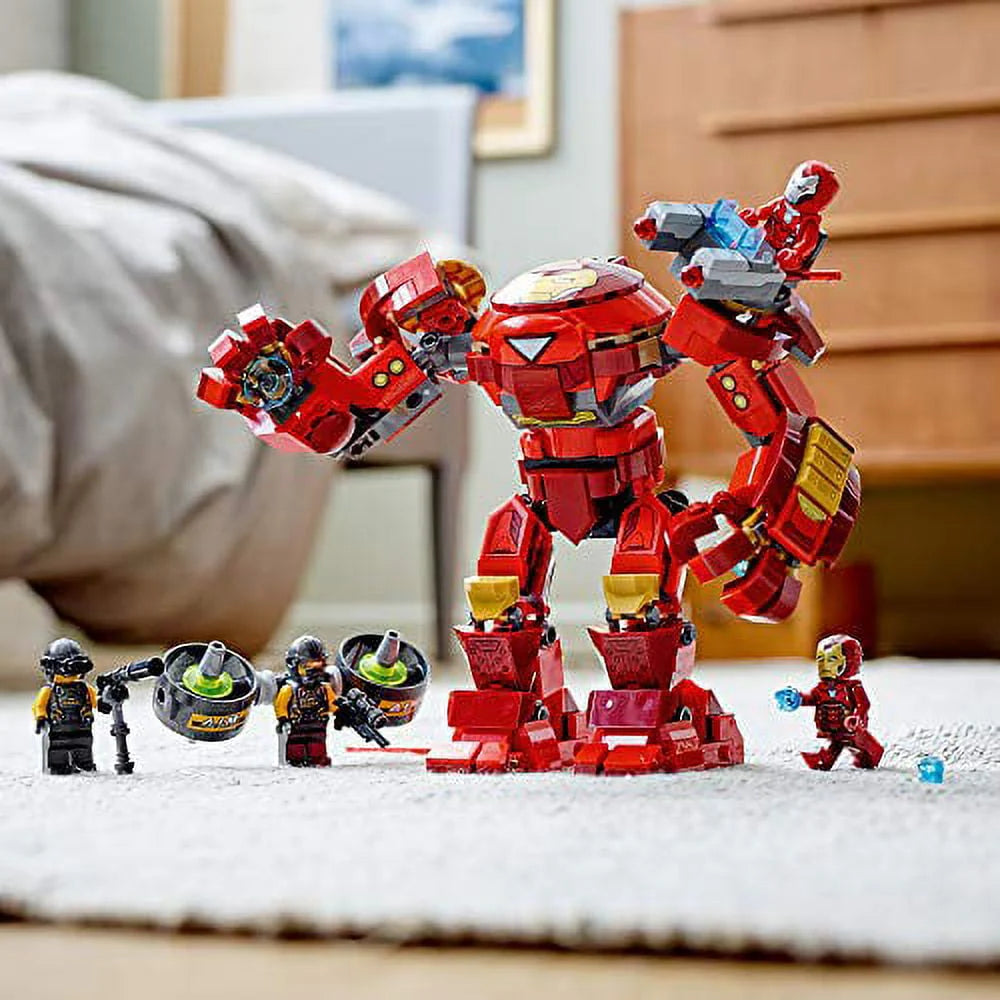 LEGO Marvel Avengers Iron Man Hulkbuster Versus A.I.M. Agent 76164 Brick-Build Playset with Minifigures Q9955