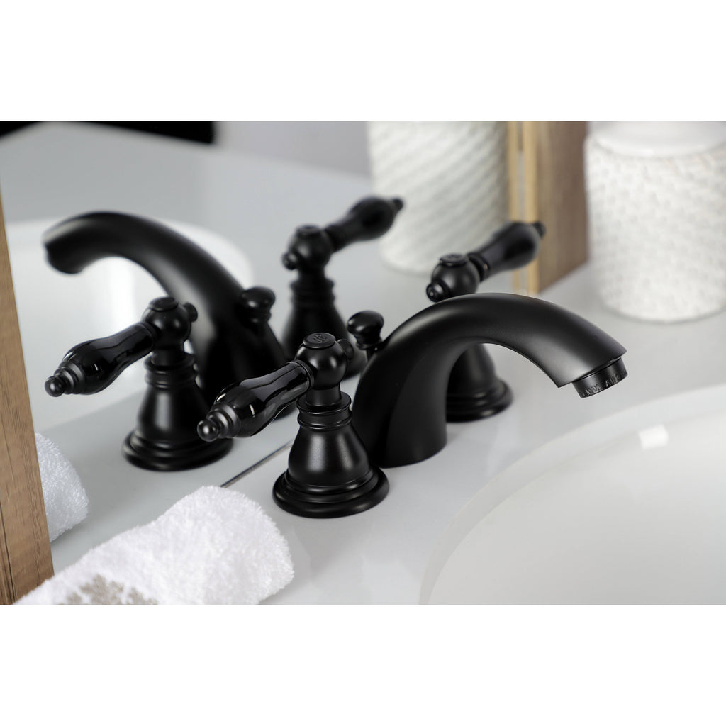 Kingston Brass Duchess Widespread Bathroom Faucet with Pop-Up, Polished Brass V84630