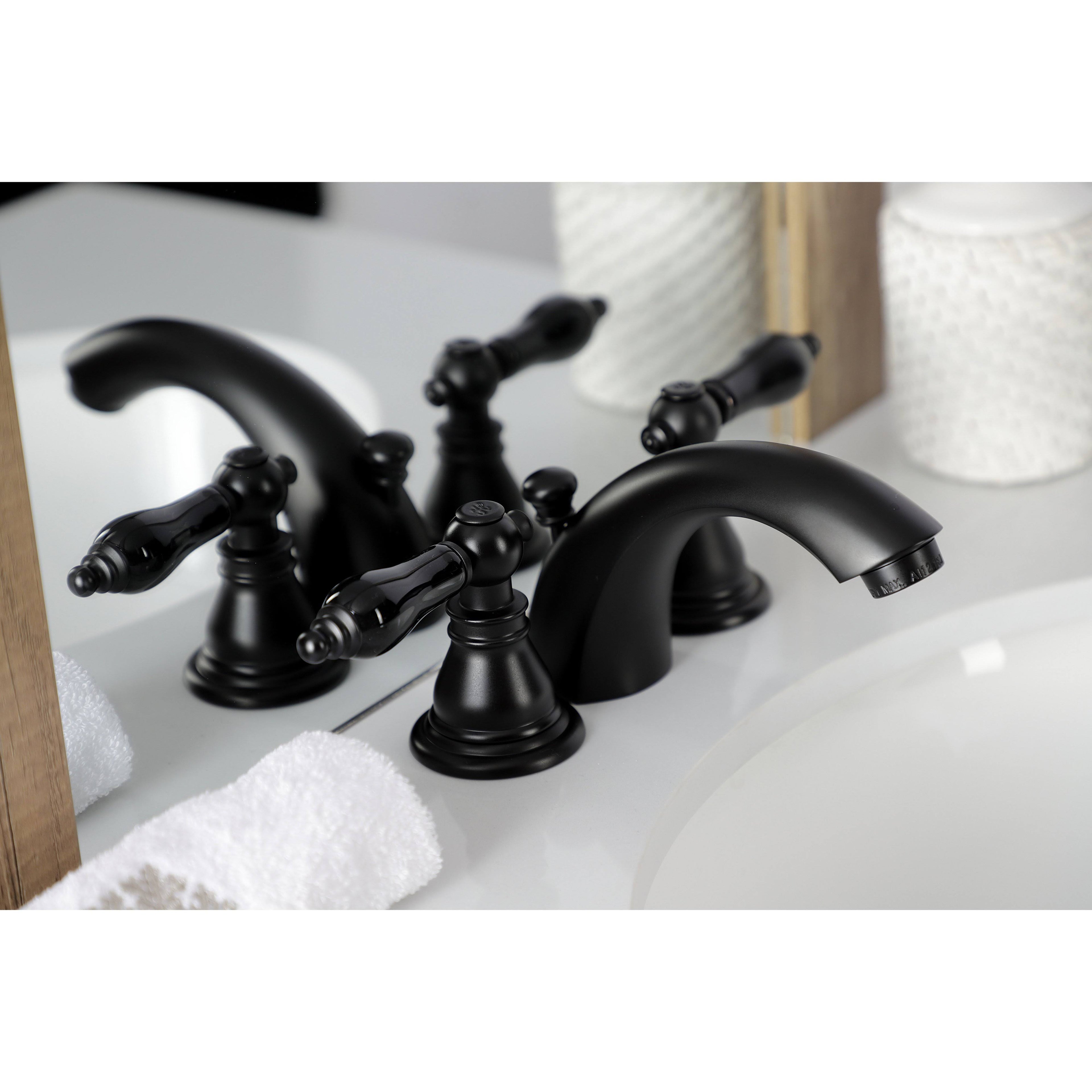 Kingston Brass Duchess Widespread Bathroom Faucet with Pop-Up, Polished Brass V84630