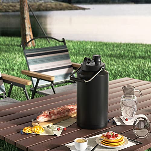 Kerilyn Insulated Gallon Jug 128oz Stainless Steel Double Vacuum Water Bottle M8713