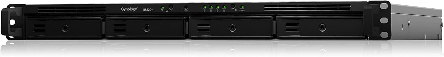 Synology 4bay NAS RackStation RS820+ (Diskless)