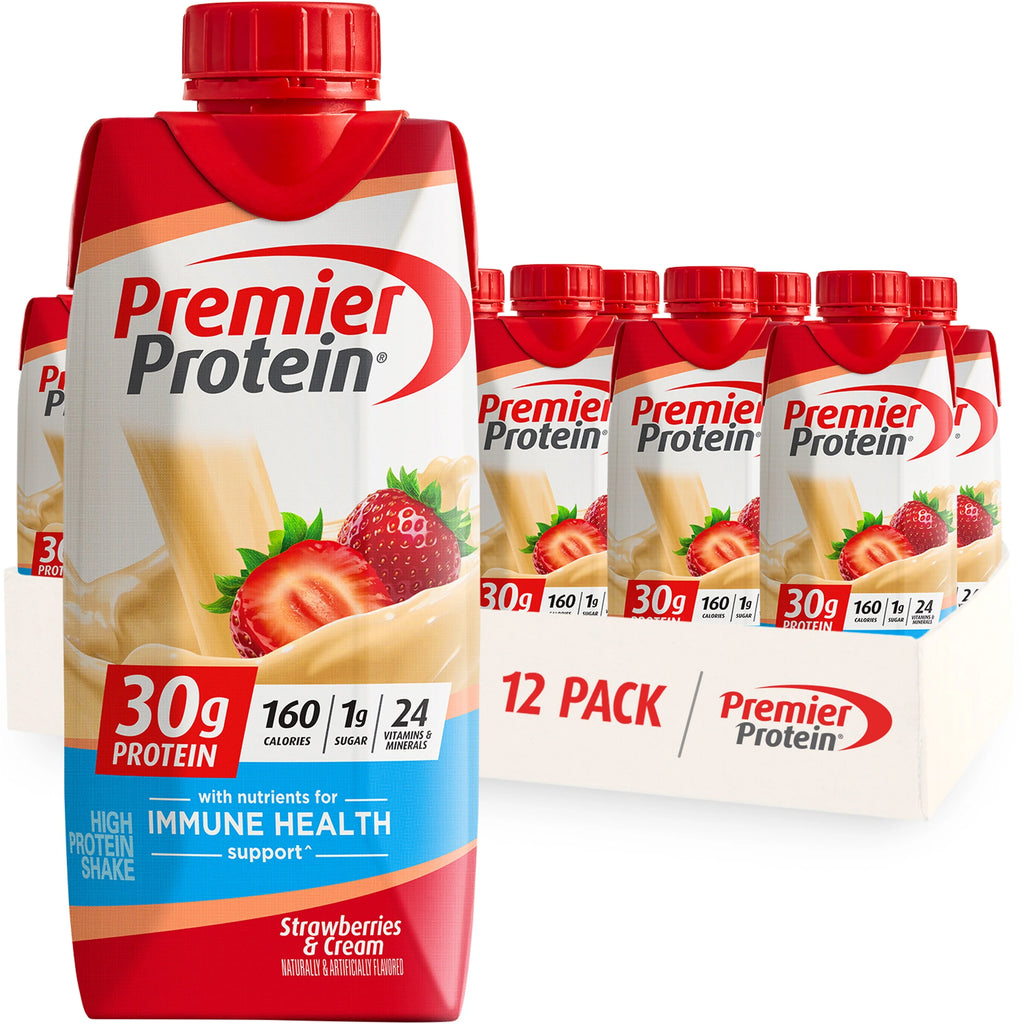 Premier Protein Shake, Café Latte, 30g Protein, 11 fl oz, 12 Ct P131720