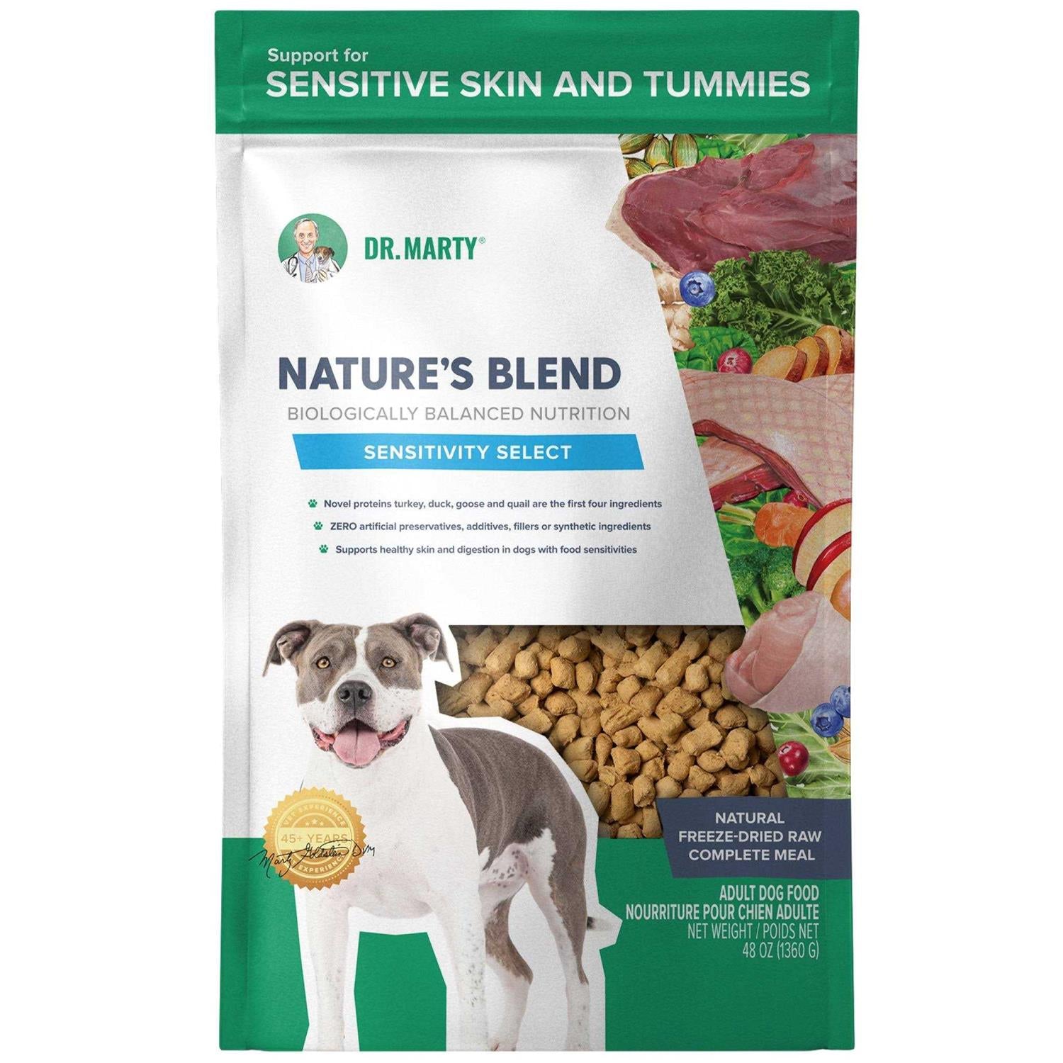 Dr Marty Nature鈥檚 Blend Sensitivity Select Freeze Dried Dog Food