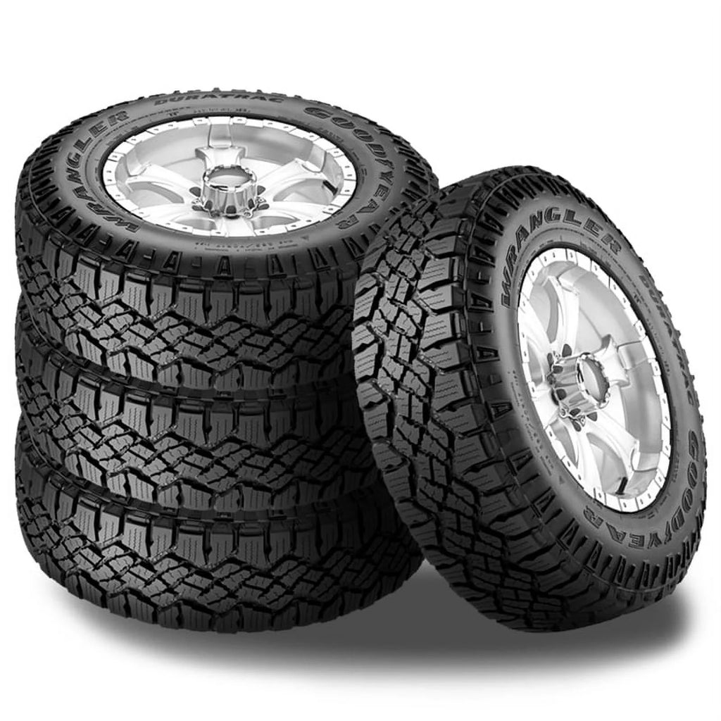 4 Goodyear Wrangler DuraTrac 275/60R20 115S All Terrain Tires 50K Mile Warranty 150678601 / 275/60/20 / 2756020
