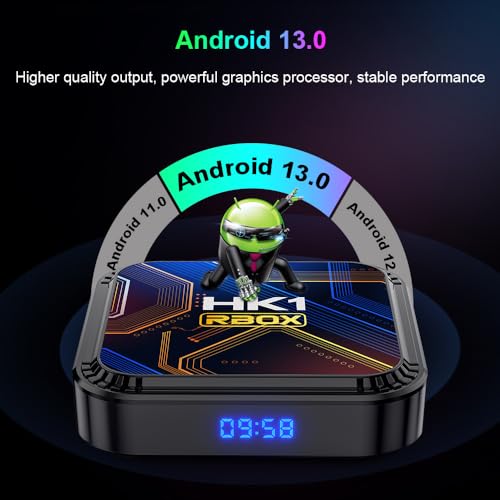 Android TV Box 4GB RAM 64GB ROM, 8K 3D Smart Box G5983
