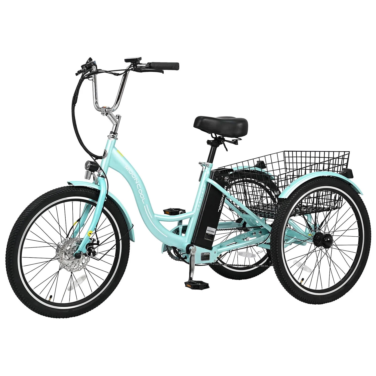 Lilypelle Adult Electric Tricycle 3-Wheel Bike for Seniors E1378