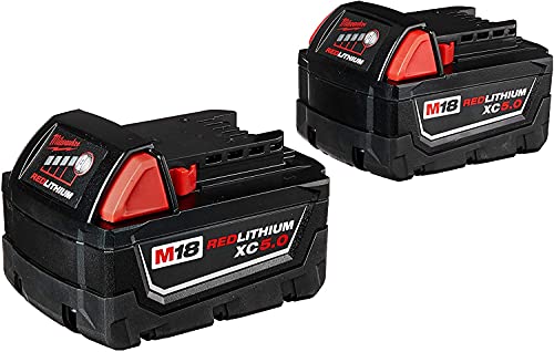 Milwaukee M18 REDLITHIUM XC 5 Ah Battery 2-Pack G12933