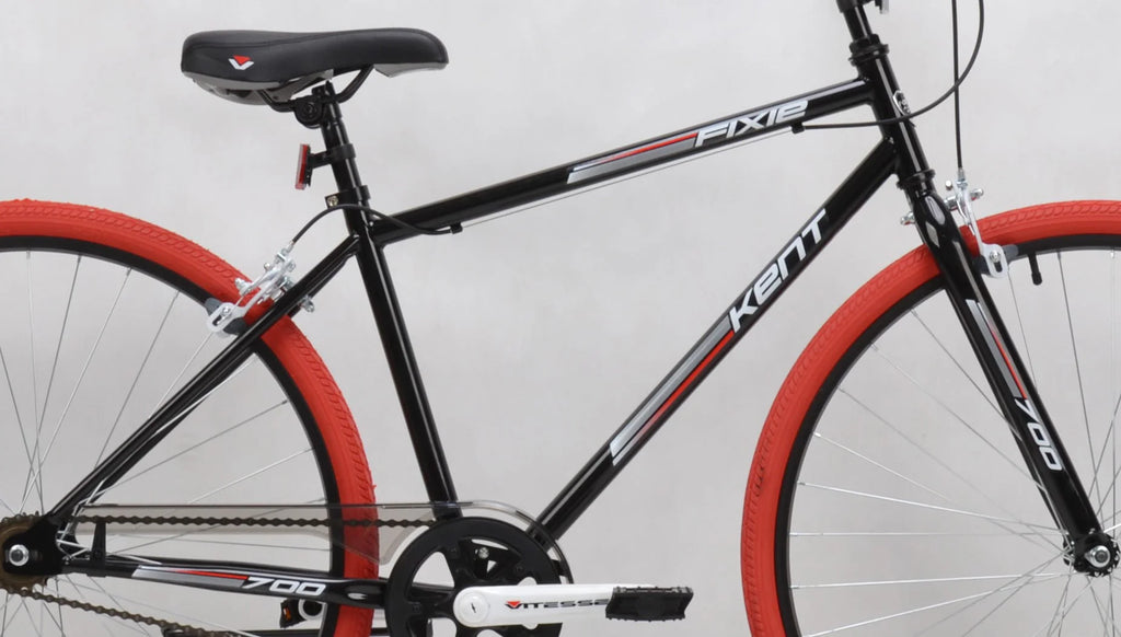 Kent 700c Thruster Fixie Men's Bike Blue P641