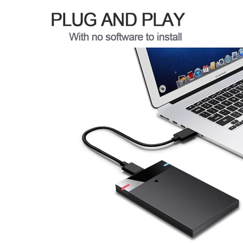 2.5'' 1TB Ultra Slim Portable External Hard Drive USB3.0 for PC, Mac, Xbox O910