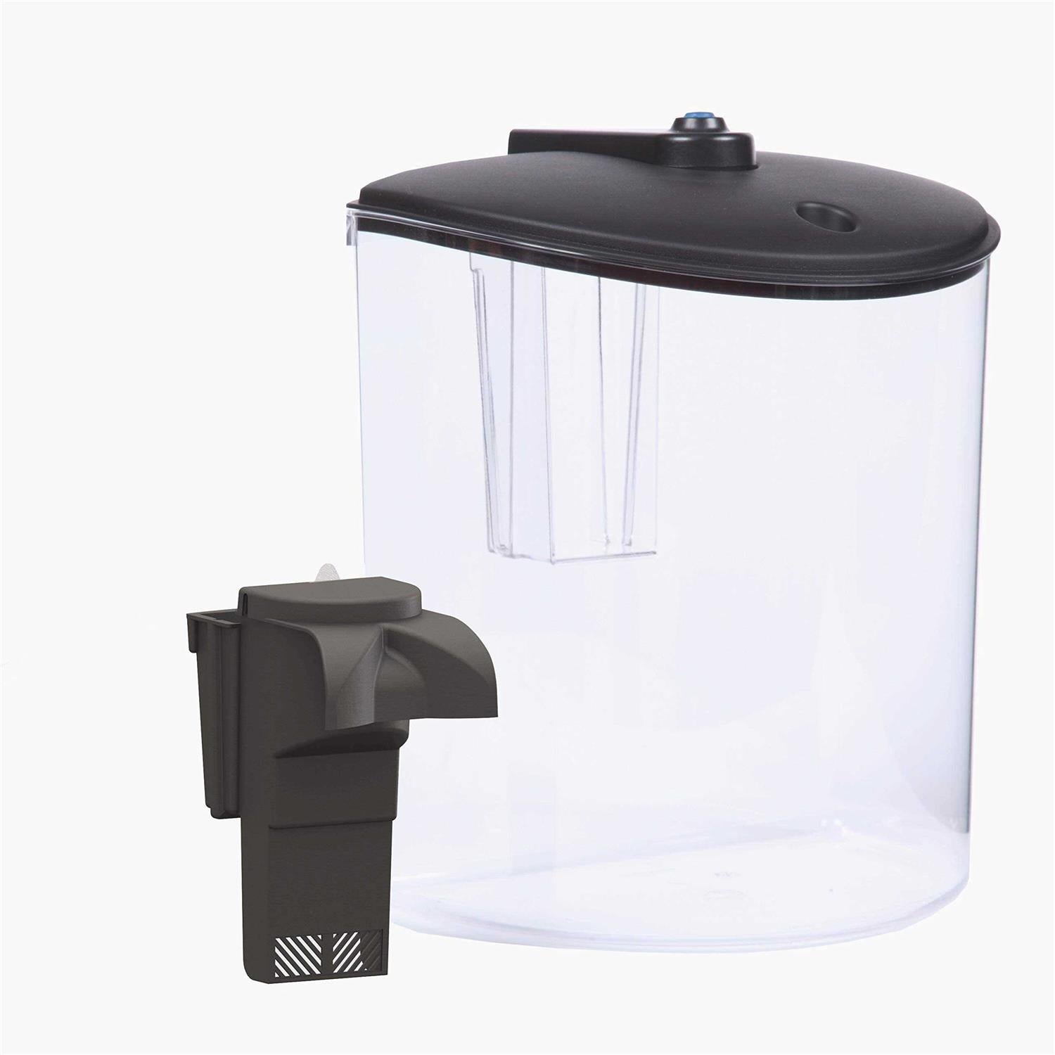 Koller Products AquaView 1.5-Gallon Fish Tank with LED Lighting and Power Filter U116