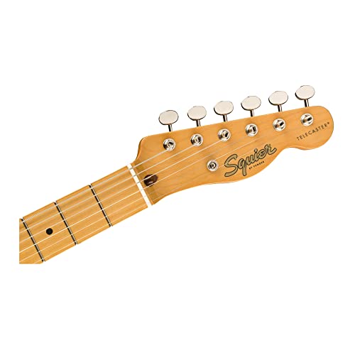 Squier Classic Vibe 70s Thinline Telecaster Electric Guitar Natural Maple Fingerboard W3907