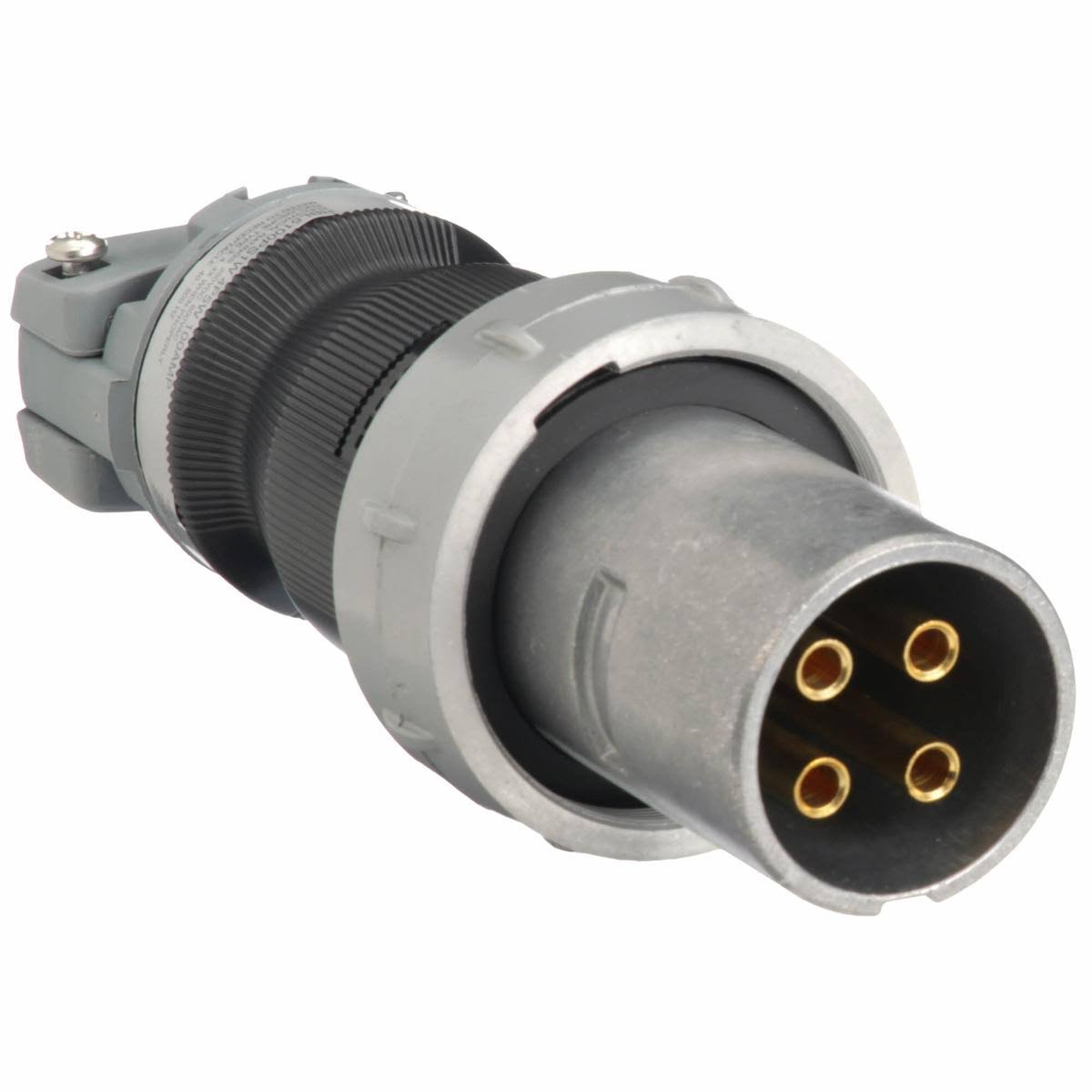 Hubbell Wiring Device-Kellems HBL5100PS1W Pin and Sleeve Plug, 4P 5W 10A D6044