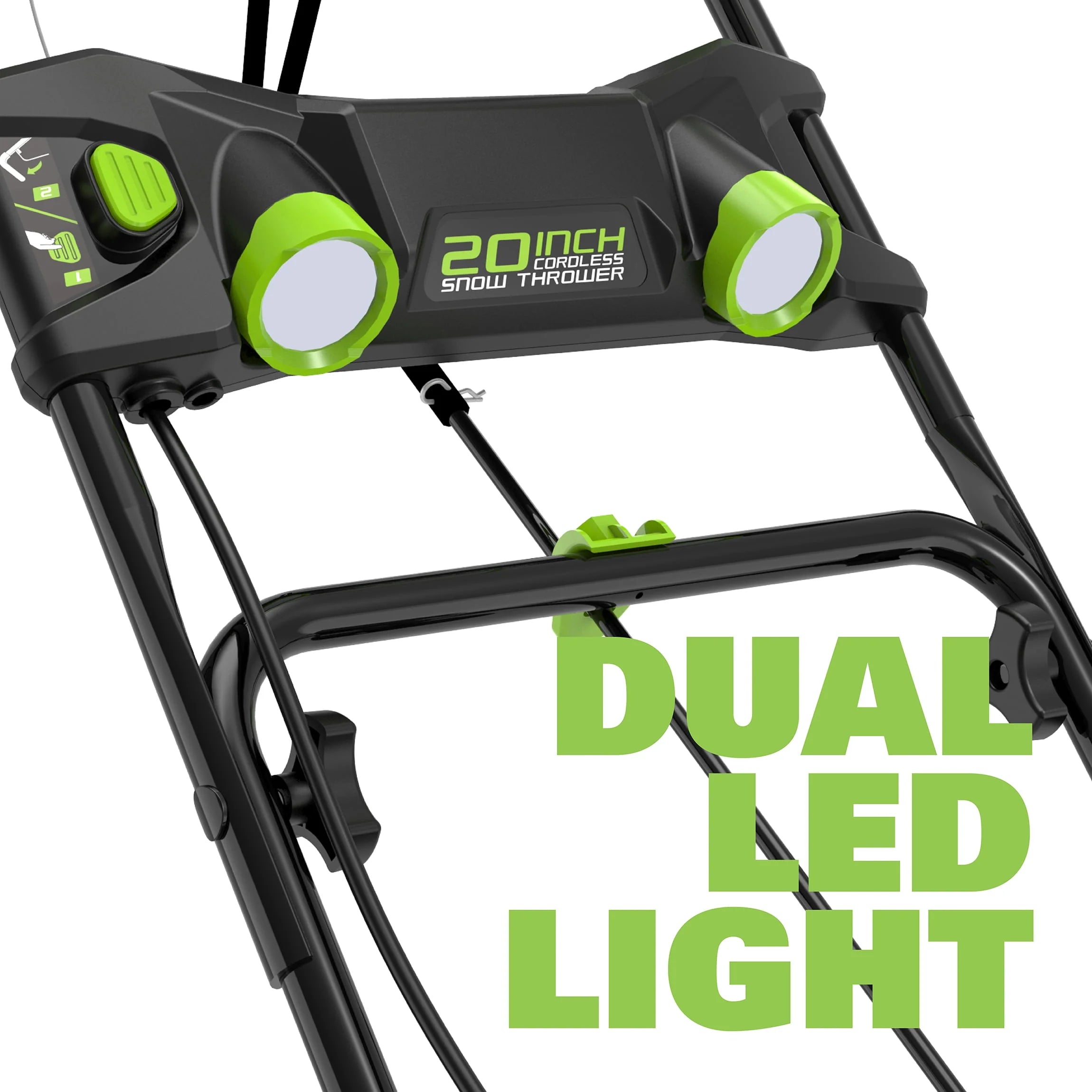 Greenworks 40V 20-inch Cordless Brushless Snow Blower with 4.0 Ah Battery and Charger W743347