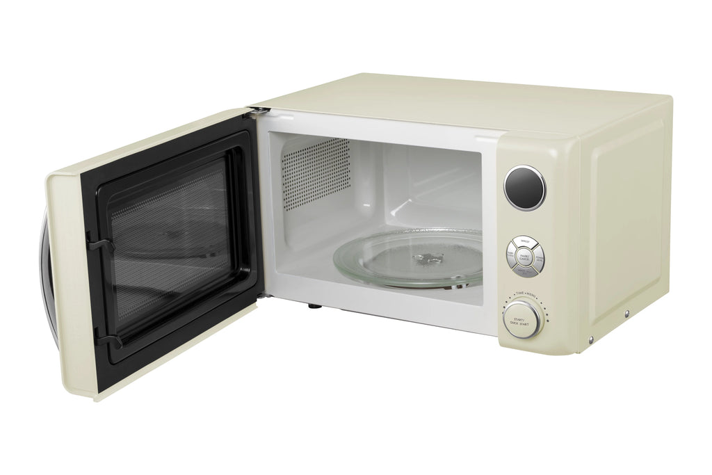 Galanz 0.7 Cu ft Retro Countertop Microwave Oven, 700W, Blue L502