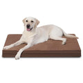 Vonabem Waterproof Dog Bed Large Medium Sized Dogs Outdoor Orthopedic Crate Pad Washable Gray 35"x22" C409