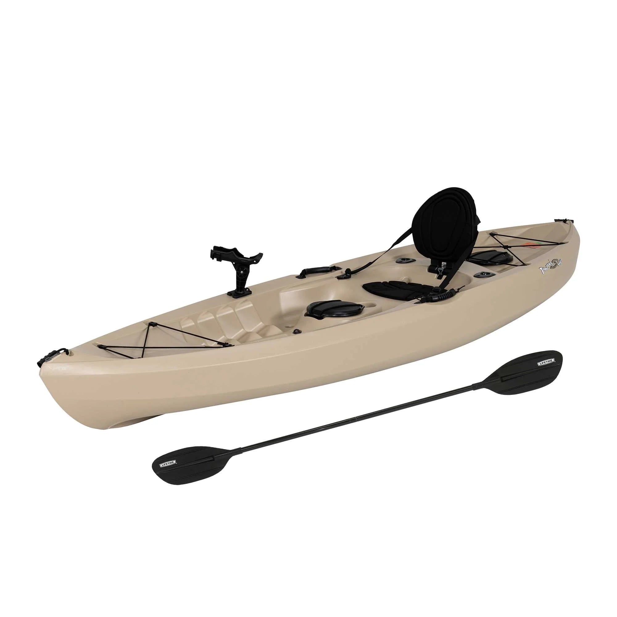 Lifetime Tamarack Angler 10 ft Sit-on-Top Fishing Kayak, Tan Y36375