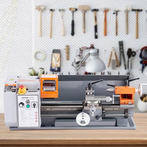 VEVOR Metal Lathe Machine 7 x 13.78 Precision Benchtop Power Lathe S531194