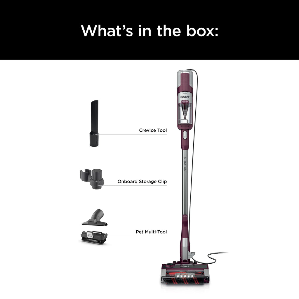 Shark Stratos UltraLight Corded Stick Vacuum with DuoClean PowerFins HairPro G8283
