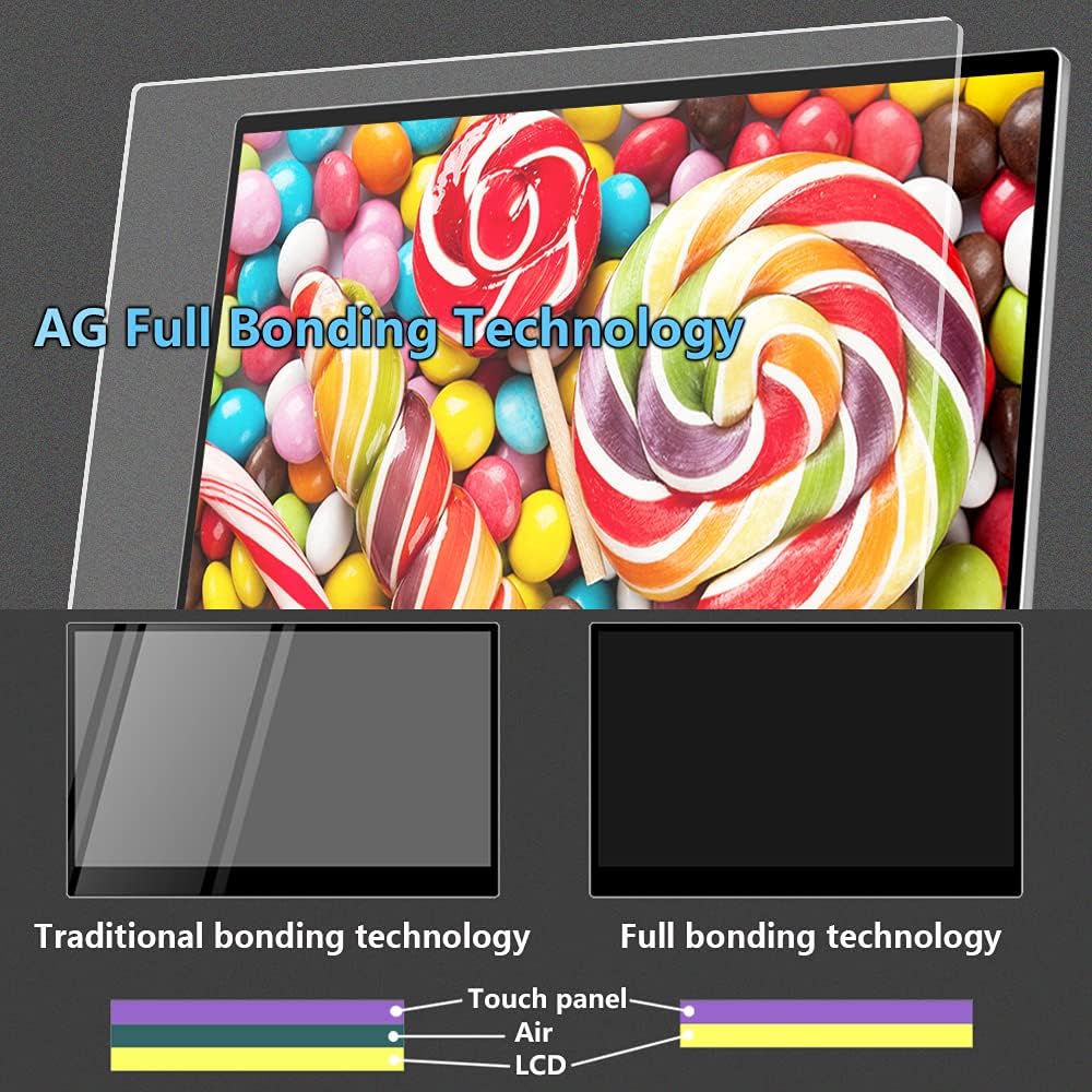 Corkea 14 Inch Portable Touch Monitor 4K USB-C HDMI A1293