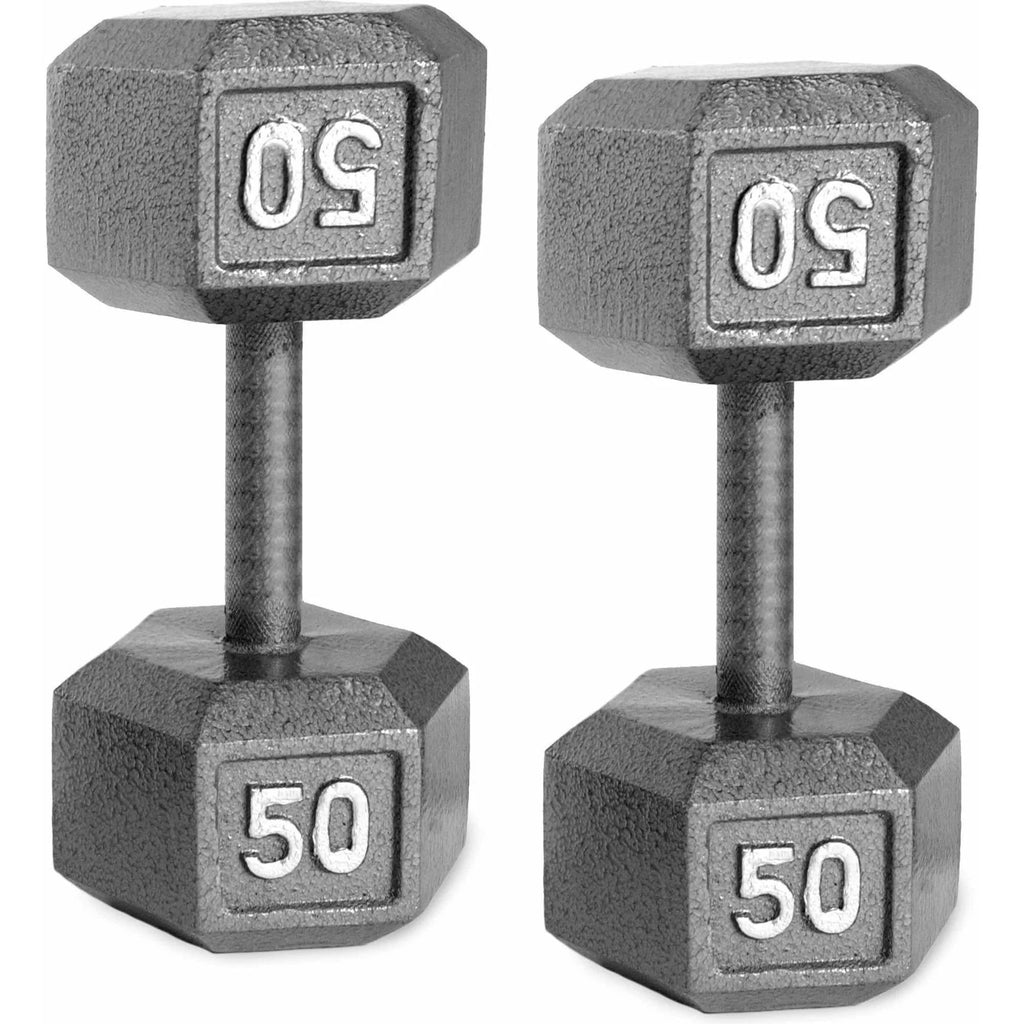 CAP Barbell Cast Iron Dumbbell 25 Lb Pair H734