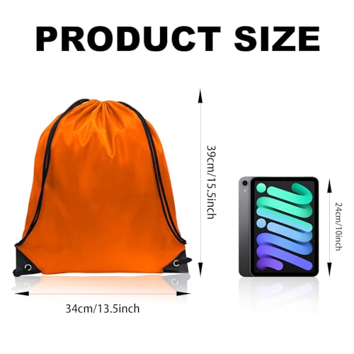 GoodtoU 40 Pack Drawstring Backpacks Waterproof Nylon Cinch Bags for School Gym N792