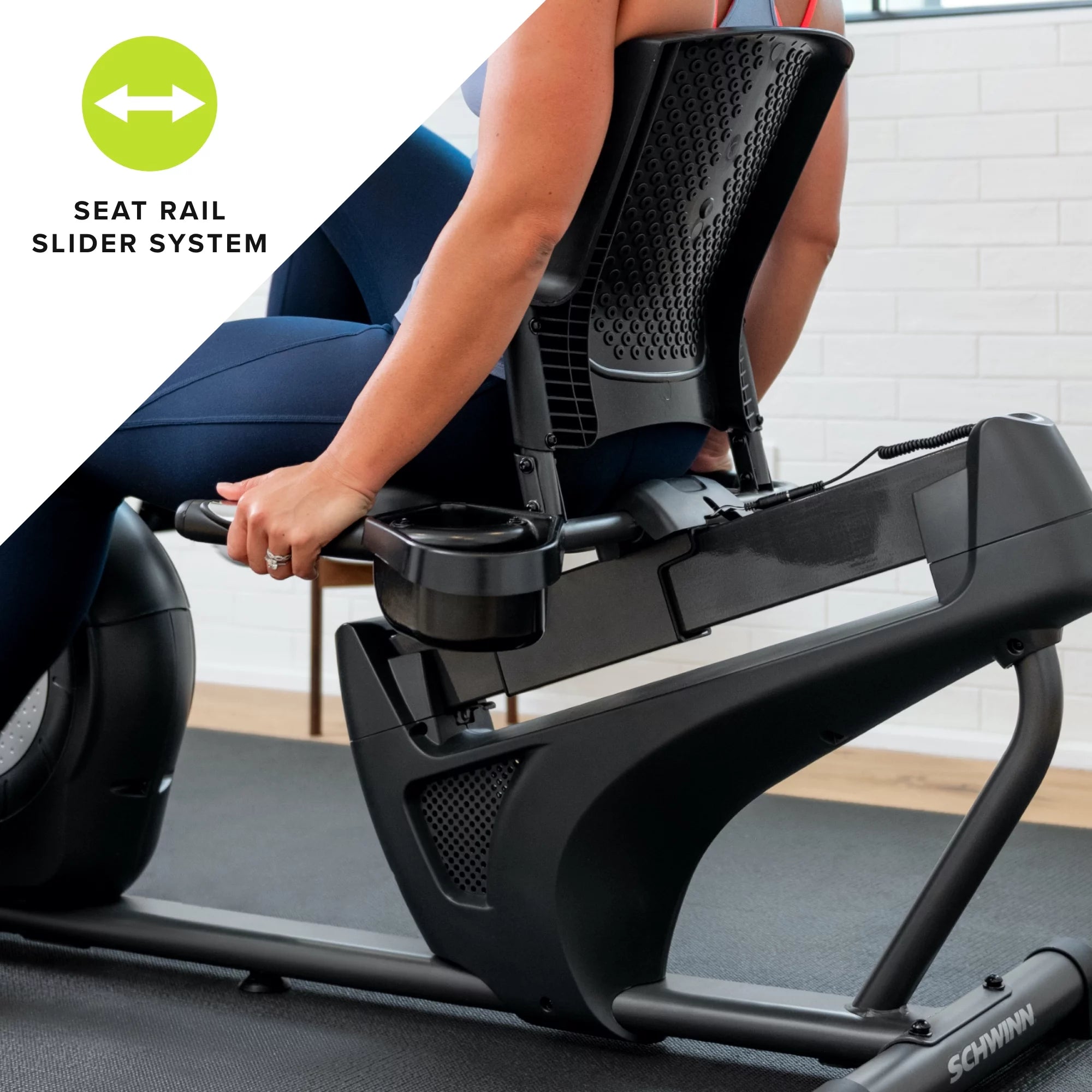 Schwinn 230 Recumbent Exercise Bike with Zwift Compatibility L399826