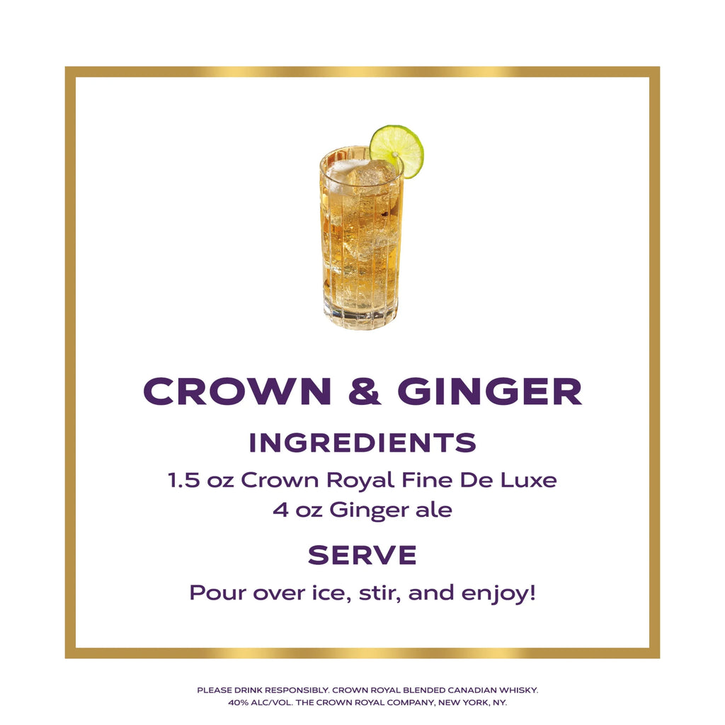 Crown Royal Fine De Luxe Blended Canadian Whisky, 375 mL, 40% ABV N65227