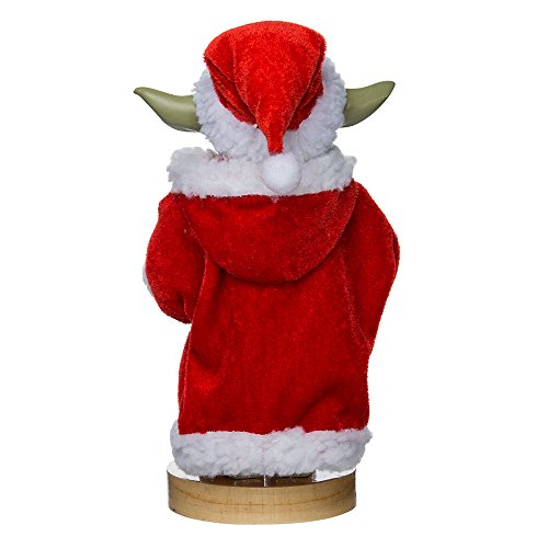 Kurt Adler Yoda in Santa Robe Nutcracker, 9-Inch P333