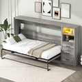 Ball & Cast Queen Murphy Bed Wall Chest with USB and Storage X29201