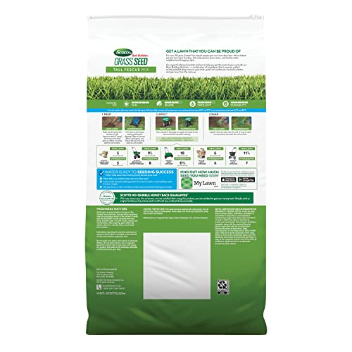 Scotts Turf Builder Tall Fescue Grass Seed Mix with Fertilizer, 5.6 lbs Z3696