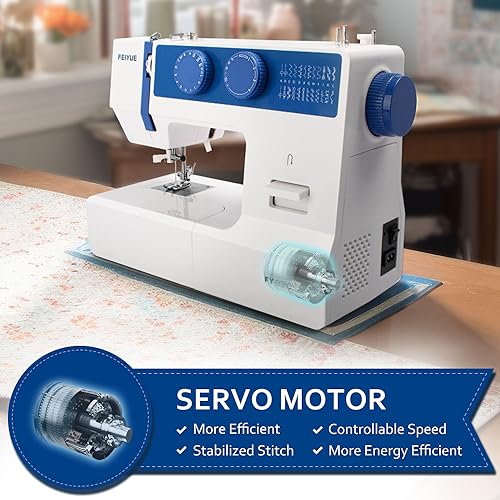 FEIYUE FYe310 Full Size Sewing Machine with Foot Pedal, Heavy Duty & Portable L56347