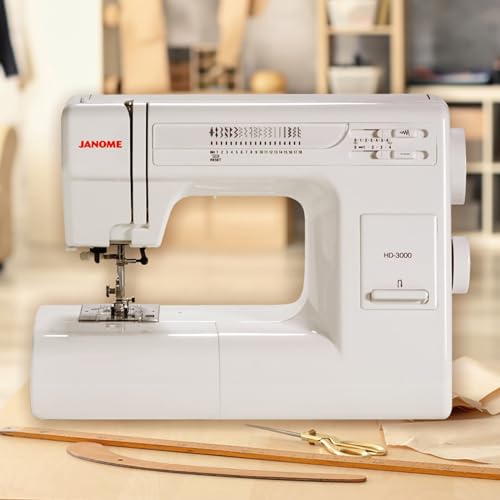 Janome HD3000 Heavy-Duty Sewing Machine with Hard Case I91554