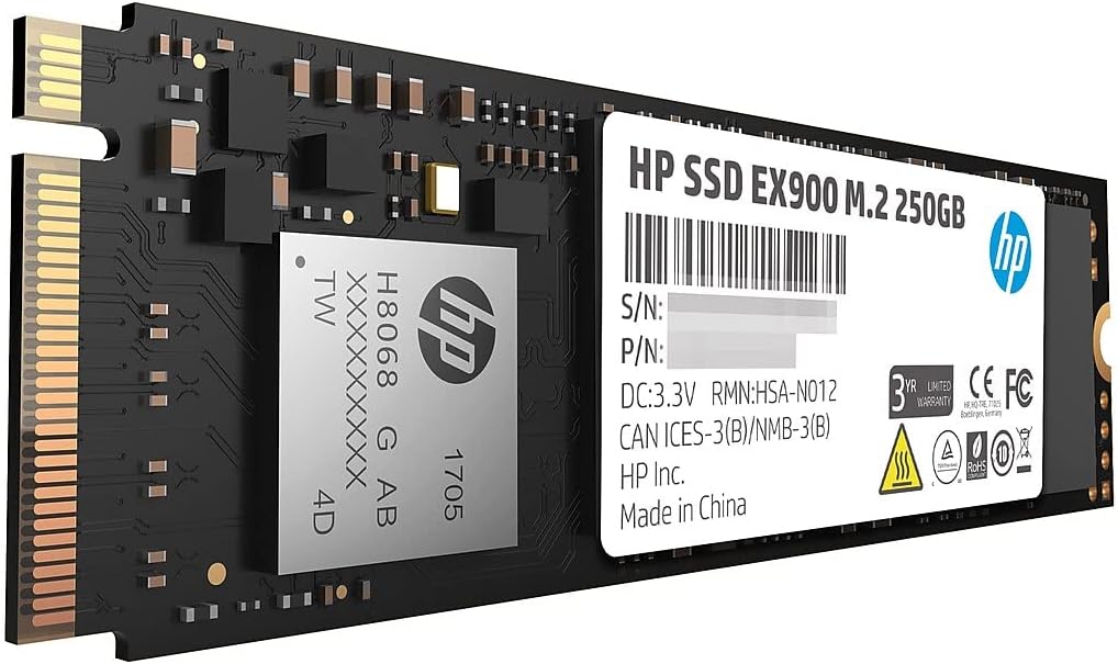HP EX900 M.2 500GB PCIe 3.0 NVMe Internal SSD (2-Pack) M8504