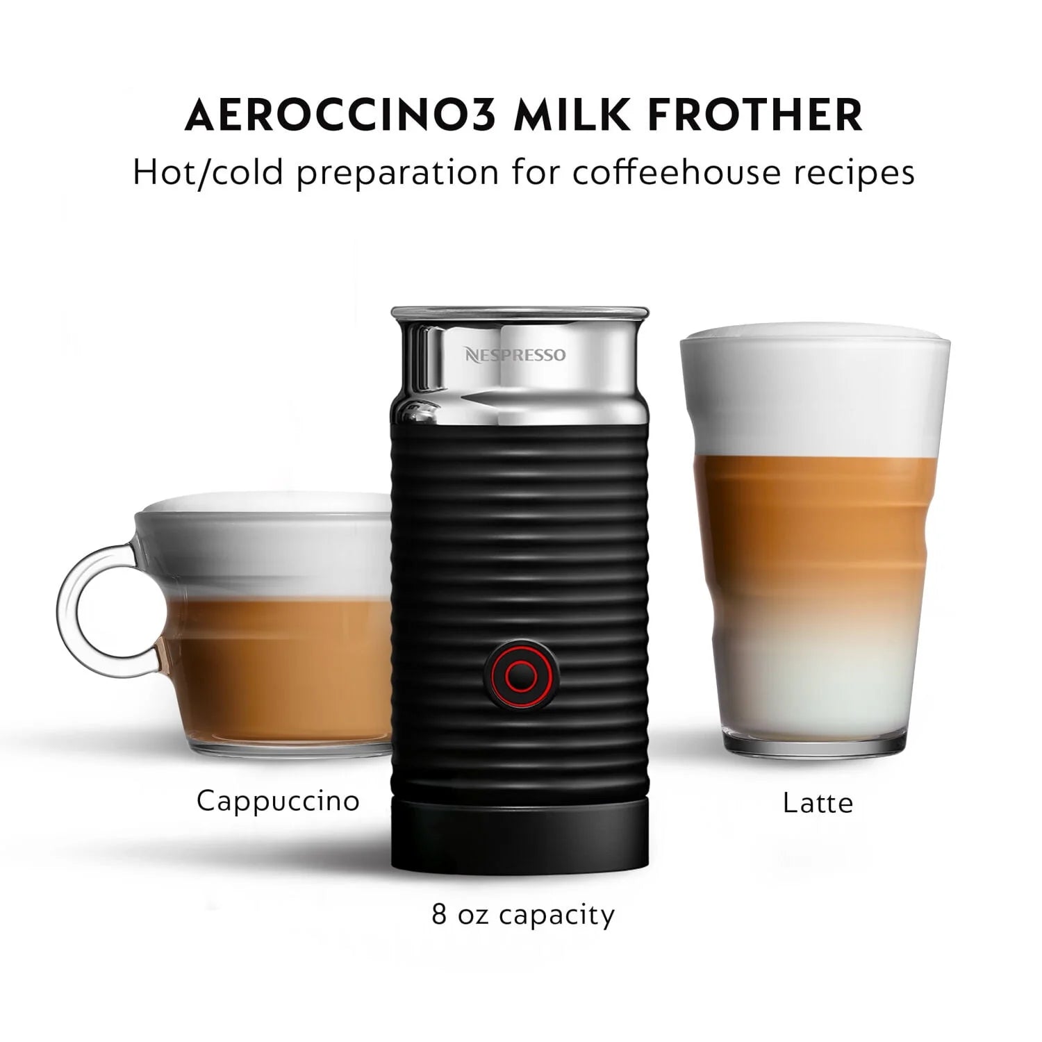 Breville Nespresso Vertuo Coffee & Espresso Machine with Aeroccino Milk Frother T802