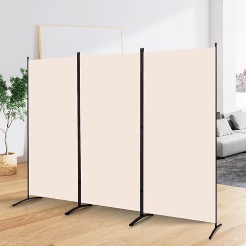 Room Divider Folding Privacy Screens, 3 Panel Portable Partition Q514484