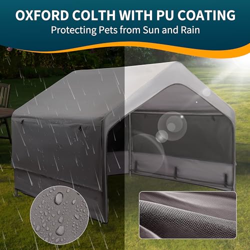 Dog Tent Outdoor Extra Large Waterproof Shade Shelter for Pets, Gray I68919
