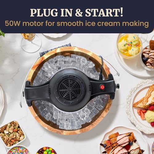 Elite Gourmet 4Qt Electric Ice Cream Maker EIM350 R28527
