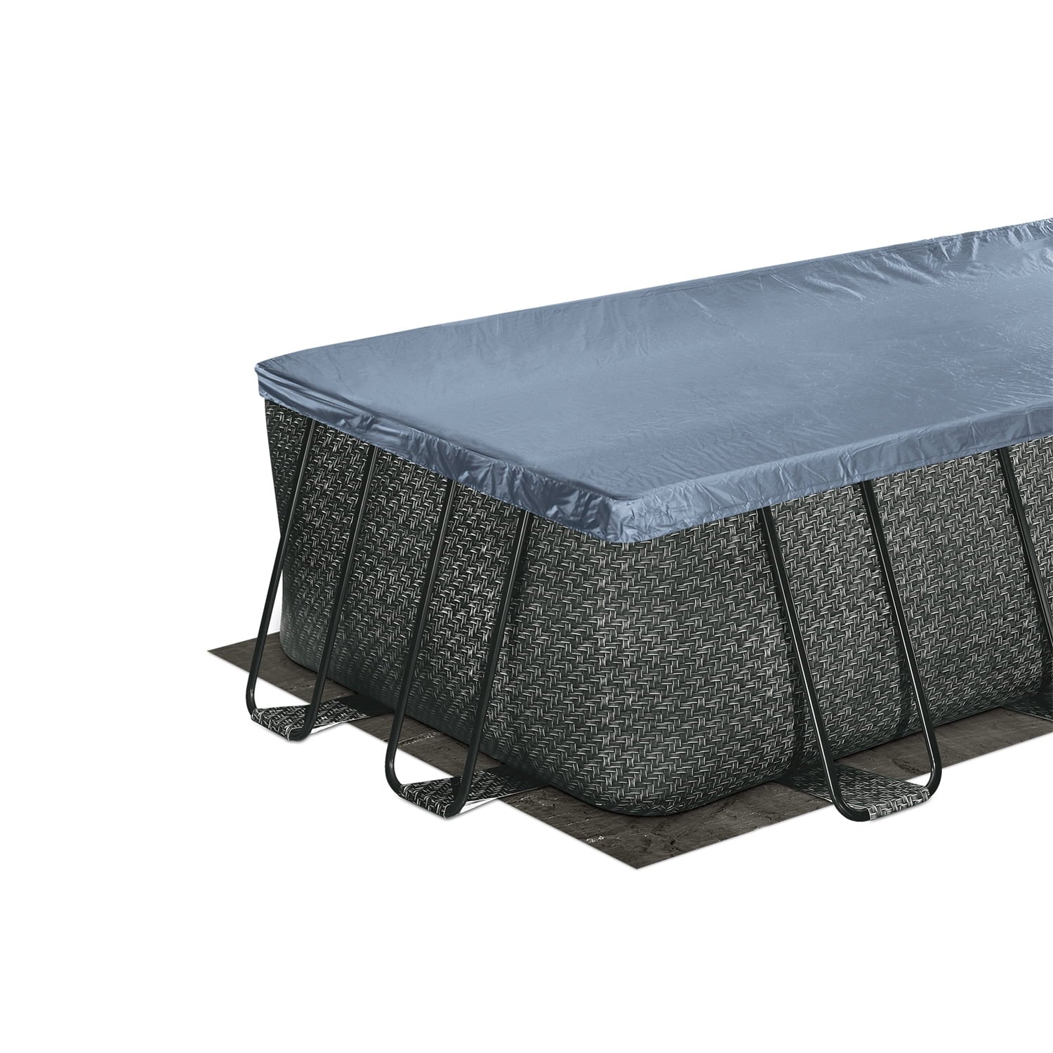 Summer Waves 16ft Elite Frame Outdoor Rectangular Pool L2355