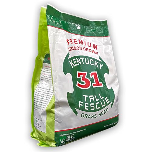 X-Seed Oregon Grown Kentucky 31 Tall Fescue Grass Seed for Sun and Shade, 5 lb Bag F733
