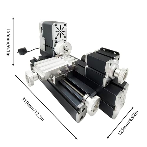 Mini Metal Lathe Machine 36W 20000 RPM Benchtop for Woodworking X548321