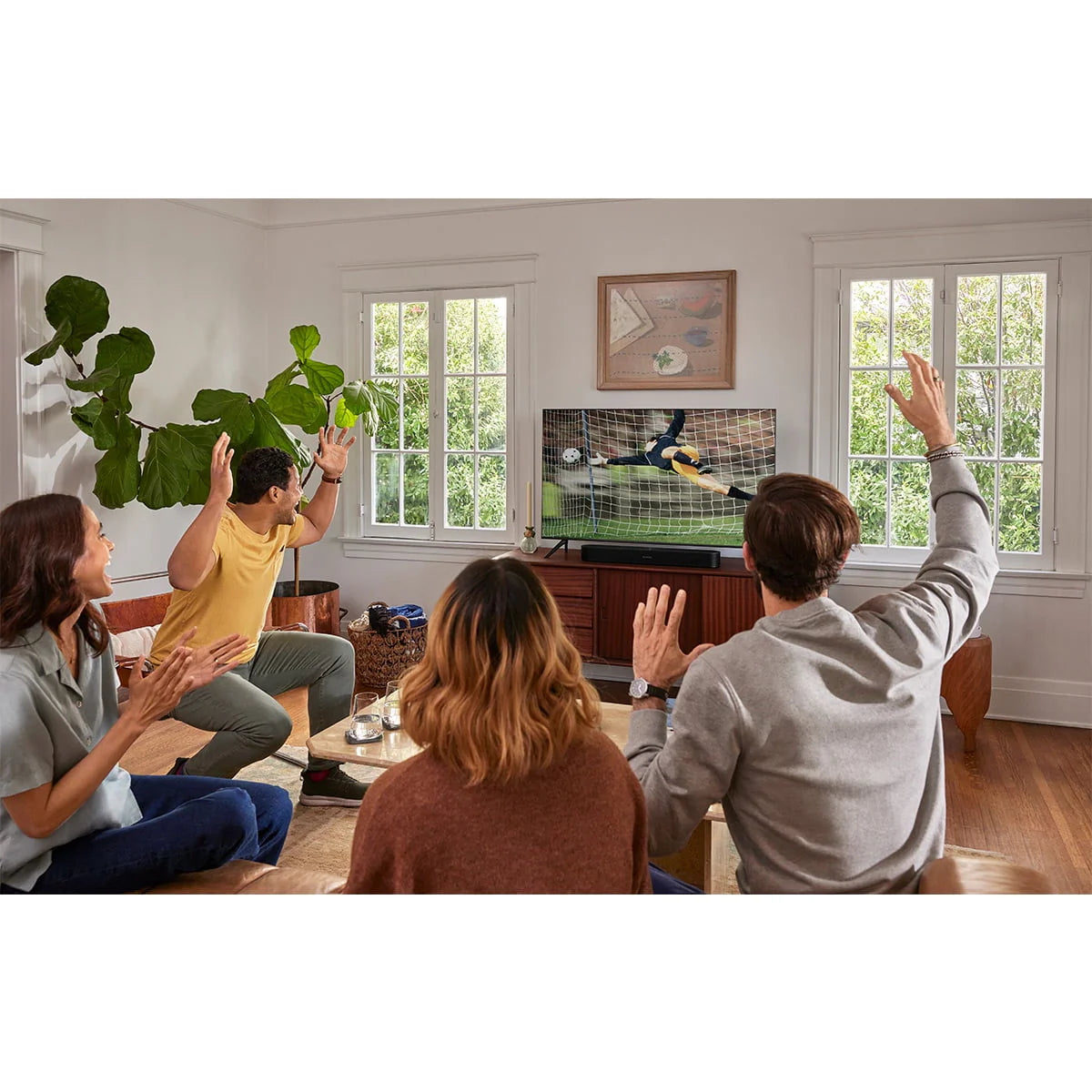 Sonos Beam (Gen 2) Smart Sound Bar with Dolby Atmos, Black Z737