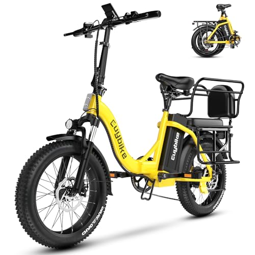 Folding Electric Bike 1000W 48V 20AH Removable Battery 20" Fat Tire for Adults C847123