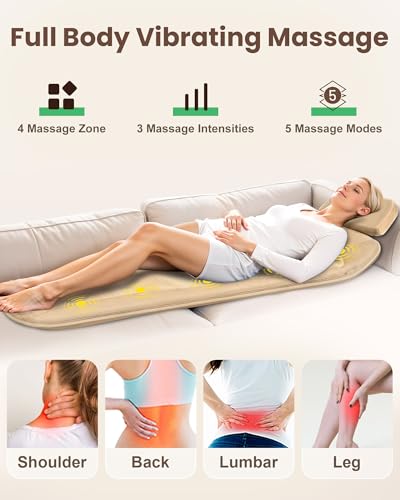 Vibration Back Massager with Heat for Chair E924824