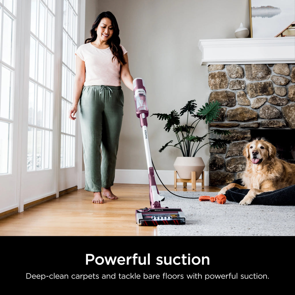 Shark Stratos UltraLight Corded Stick Vacuum with DuoClean PowerFins HairPro G8283