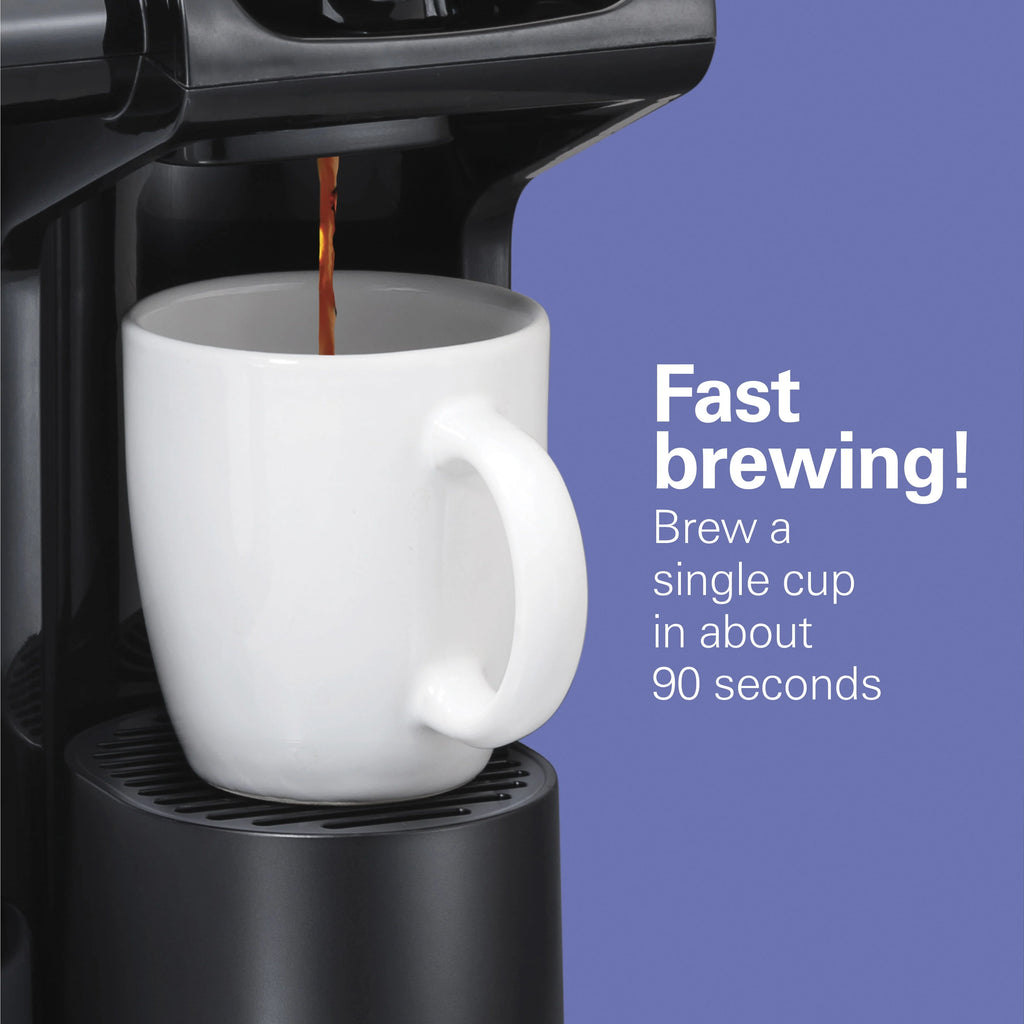 Hamilton Beach FlexBrew Trio Coffee Maker, Single Serve or 12 Cups, Black Y3492