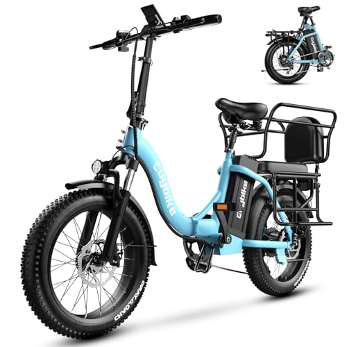 Folding Electric Bike 1000W 48V 20AH Removable Battery 20" Fat Tire for Adults C847123